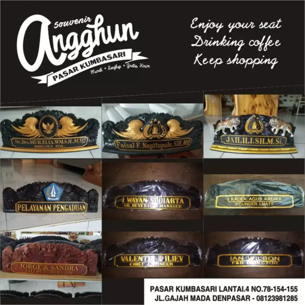 Papan nama meja kantor paling keren