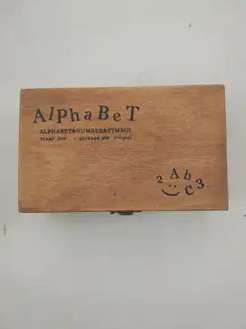 Wooden  Stamp/Stample Alphabet