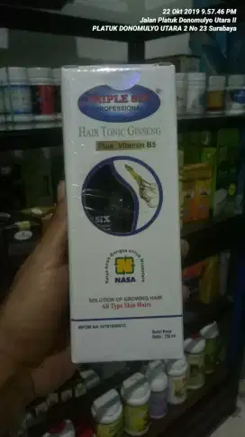 Triple Six Hair Tonic Ginseng Nasa Produk Original NASA Herbal