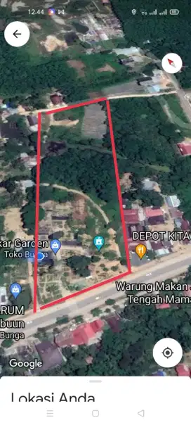 Dijual Tanah cocok untuk Hotel,Rumah makan dll