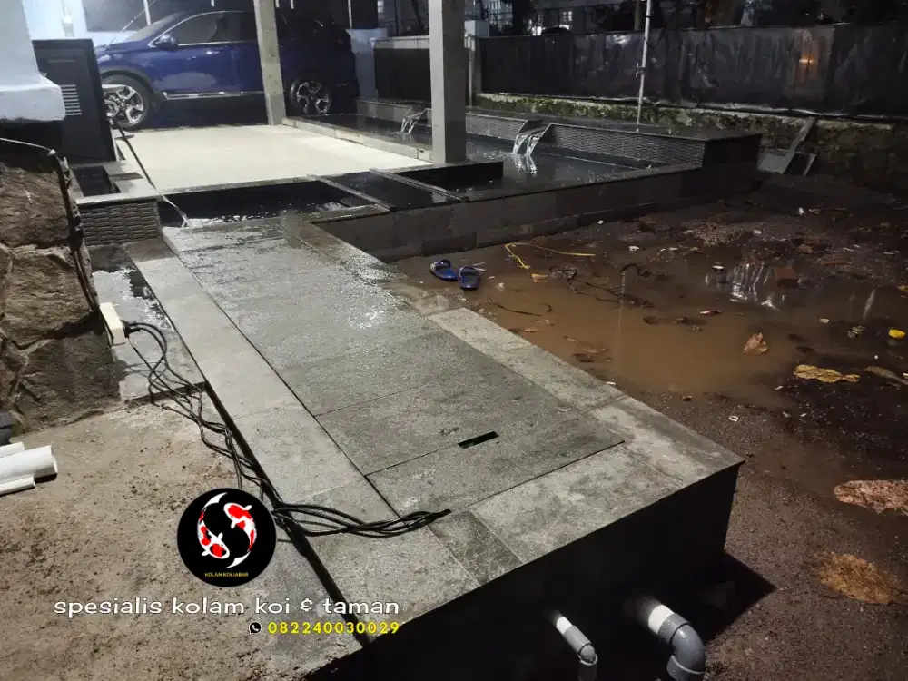 Kontruksi kolam ikan koi
