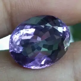 Natural Amethyst Quartz Kecubung Asli Blink Blink plus Sertifikat