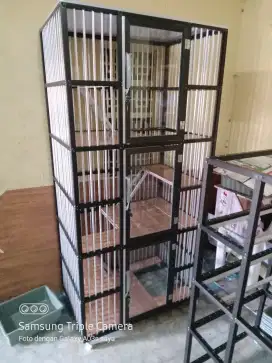 Kandang kucing alumunium