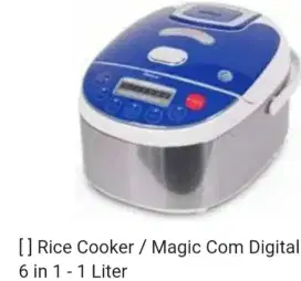 Magiccom cosmos digital 1 liter kondisi baru