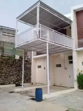 Kanopi Balkon Mezzanine Solarflat Renovasi Rumah