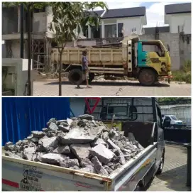 Jasa buang gragal, sampah proyek, urukan