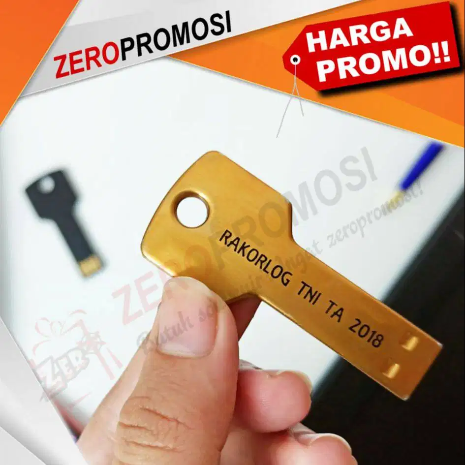 USB Kunci Segi (Gold & Black) FDMT17