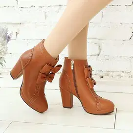 Sepatu High Heels 11 Cm Coklat Tan