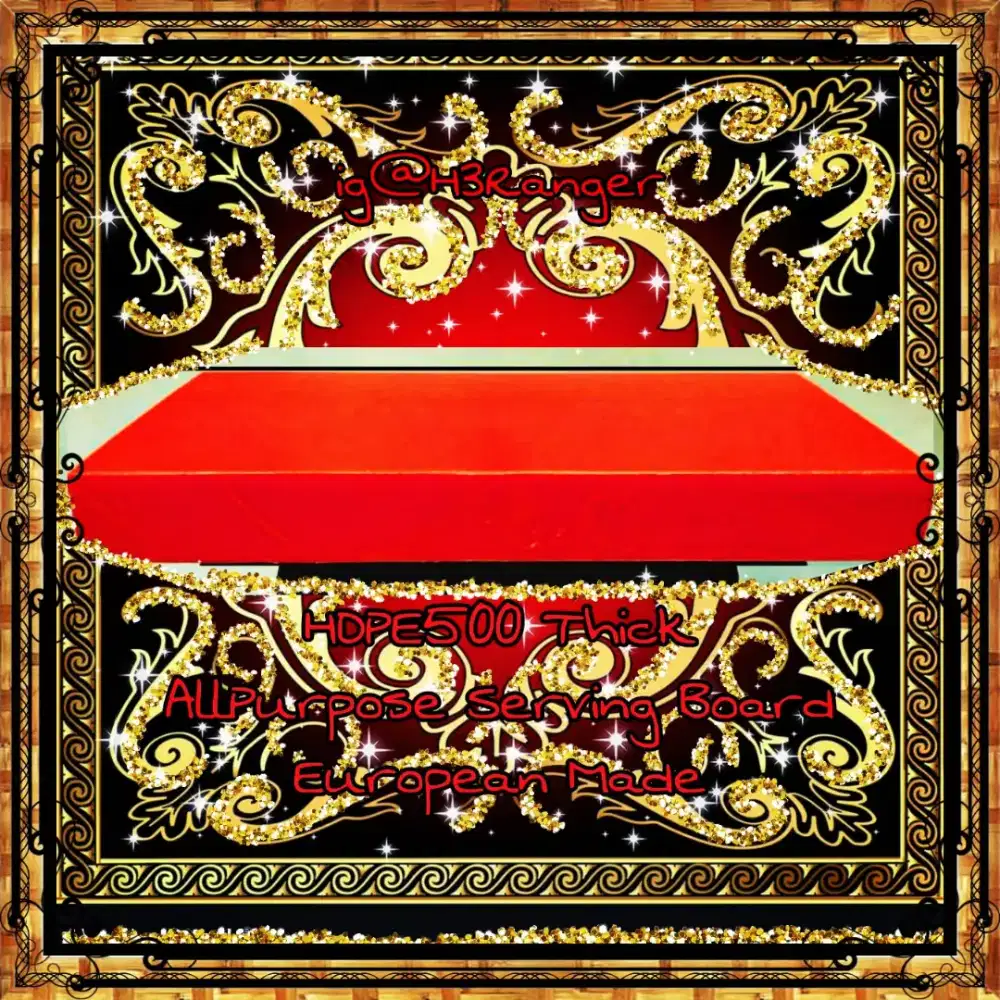 Talenan Tebal HMW-PE500 Serving Board 3*16.5*30cm bs poles ulang