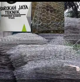Kawat Bronjong galvanis manual