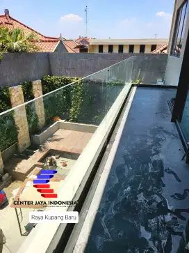 Railing Tangga Kaca Kaca Kaca