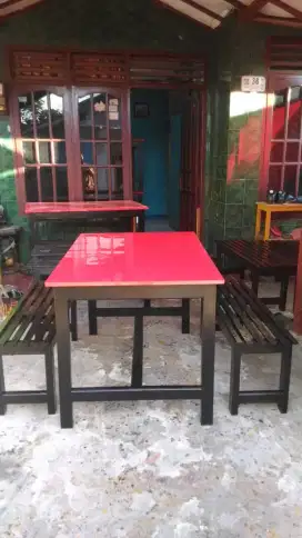 Meja warung 1 set