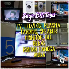 Kami Terima terus TV, Monitor, Led/lcd, dll bekas anda