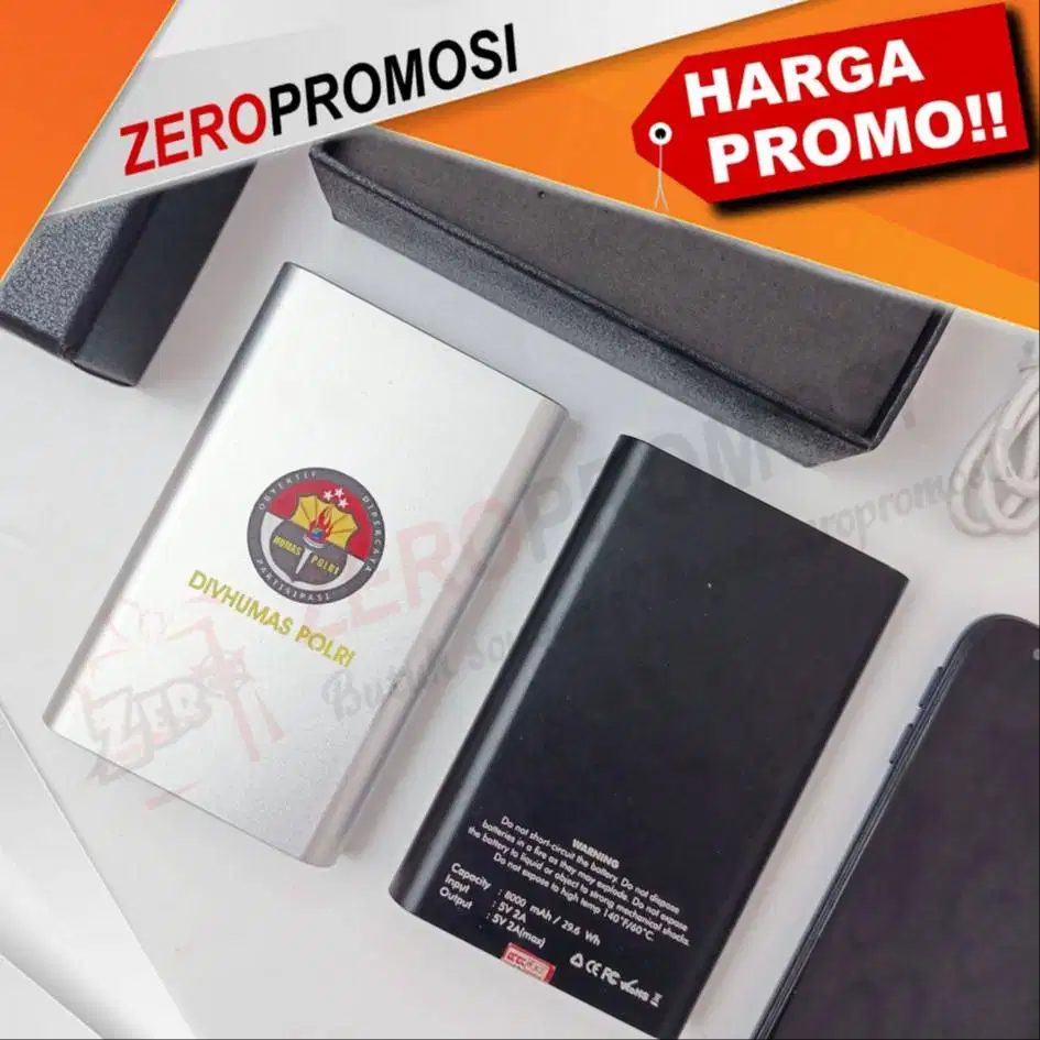 Powerbank 8.000 mAh Promosi Tipe Rhino P80AL14