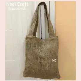 TAS GONI RAMAH LINGKUNGAN | TOTEBAG POLOS 33x28CM