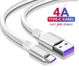 Type C 4A USB Kabel Cable Data Charger Quick Charger Fast Casan Ori