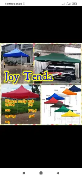 Tenda lipat praktis