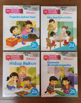 buku kelas 2 sd, penerbit erlangga.