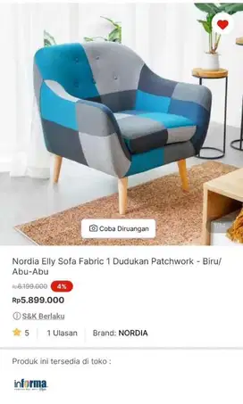 Sofa informa patchwork