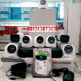 Pasang kamera CCTV kumplit Camera Hilook HIKVISION free instalasi