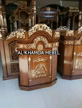 Terima pesanan Mimbar Mushola kerajinan Jepara