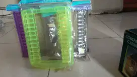 Tempat compact disc warna.
