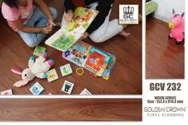 Vinyl Wood Flooring | Vinyl Flooring | Lantai Kayu | Vinyl tebal 2mm