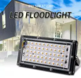 Lampu Sorot Flood Light Waterproof 4500 Lumens 50W Cool White 6500K