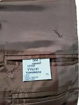 Jas Sultan brand YSL Wool Original Made In FRANCE  ,  LIKE NEW !!