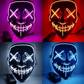 Topeng Halloween LED