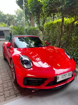 Porsche 911 3.0 Carrera S Cabriolet 2022 Red Black Jakarta 911 2022