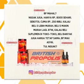 British Propolis - Solusi Kesehatan Alami untuk Diabetes, Kolesterol