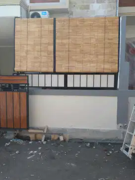 Tirai bambu bali tebal