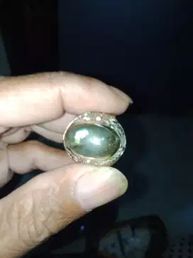 Batu akik natural LABRADOITE goyang