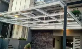kanopi kaca dan akrilik