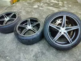velg + ban mobil ring 20 masih bagus layak pakai 4pcs