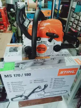 (Rumah teknik jogja)mesin chain stihl 14 inch, ms 170/180
