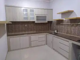 Lemari dapur minimalis costum