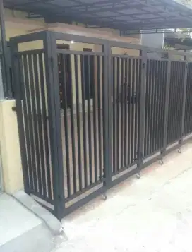 Pagar rumah minimalis garasi