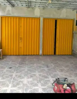 Pintu ruko follding gate rolling door murah