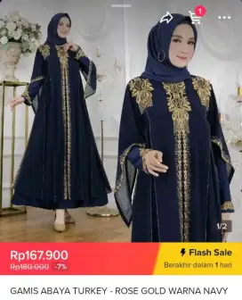 Gamis Abaya Turki Bahan Bagus