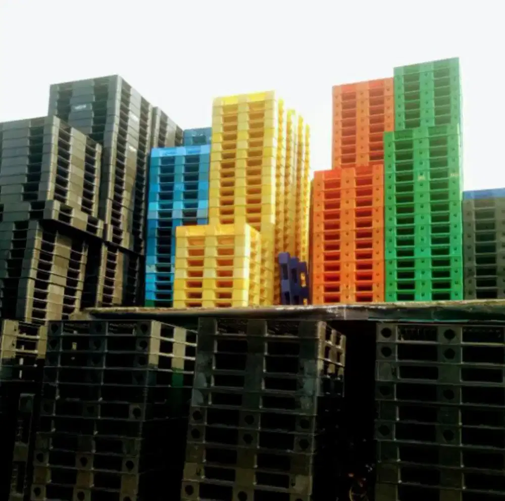 pallet plastik palet plastik warna warni