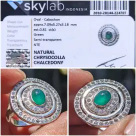 natural bacan doko ring perak memo SKY lab