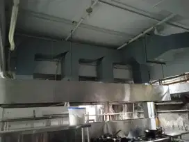 Pembuatan cerobong asap (hood dan ducting)