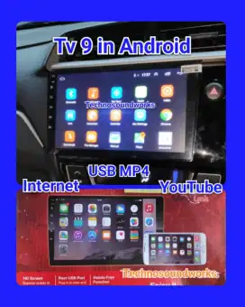 Android 9 inch layar TV + Harga grosir