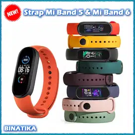 Strap Mi Band 5 dan Miband 6 Tali Jam Xiaomi Smartband Bracellet