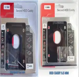 SSD HDD Caddy 9,5 mm / 12.7 mm SATA DVD Slot Hardisk Laptop