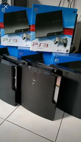 Ps3 slim 500gb lengkap 2 stik unit baru