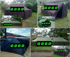 Tenda camping pramuka 3x4 4x6 6x14 D300