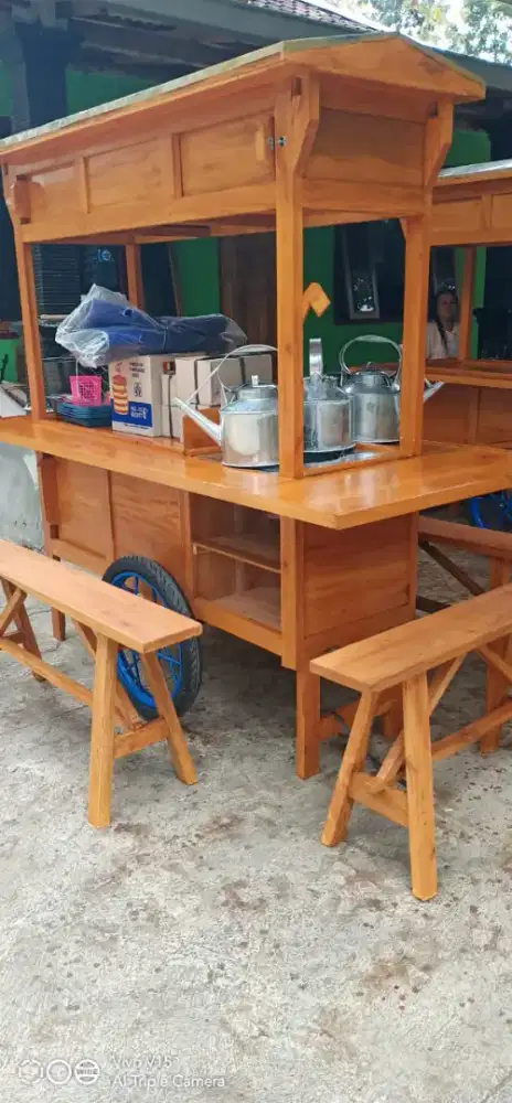 Gerobak angkringan paket lengkap